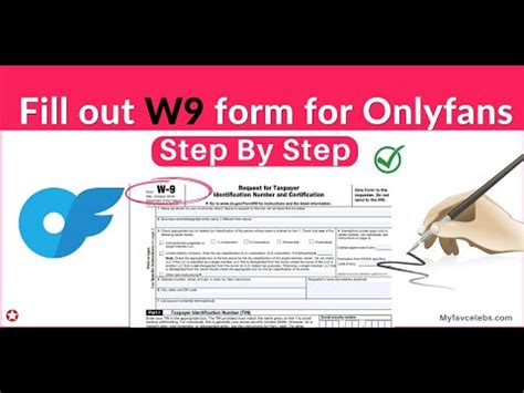 how to use onlyfans and fill out the w9 form